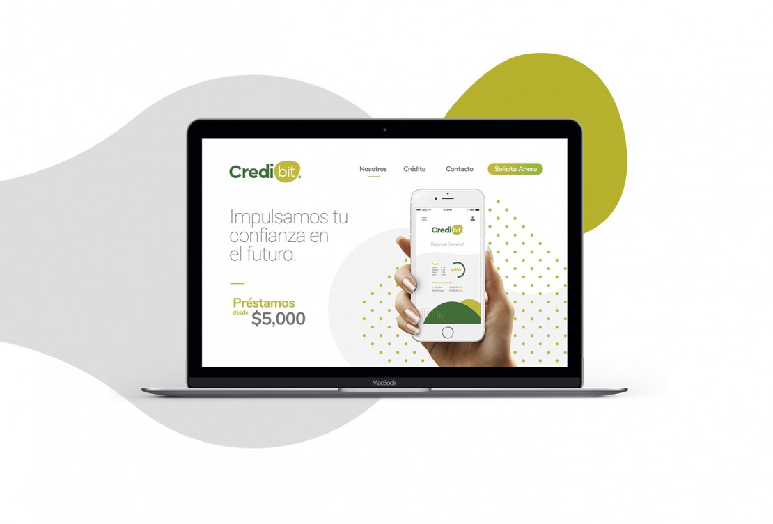 Branding CrediBit Diseño Web