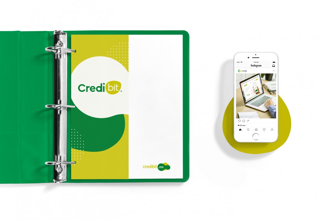 Branding CrediBit Aplicaciones Coporativas