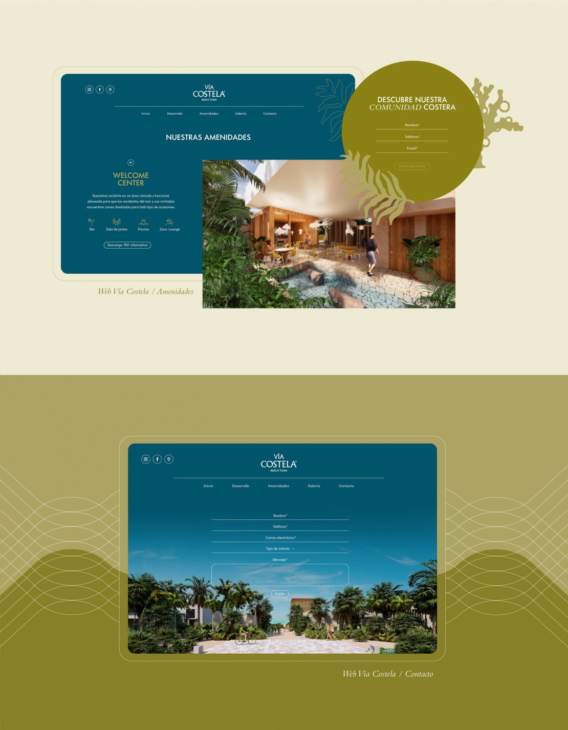 Branding Vía Costela Diseño Web UI