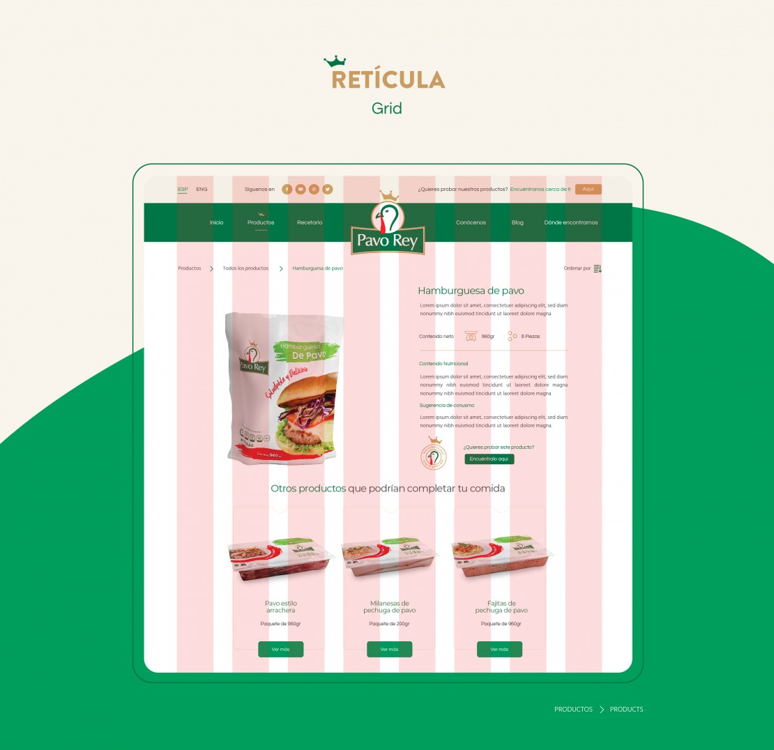 Diseño web _ Retícula _ Agencia Publicidad Mantra