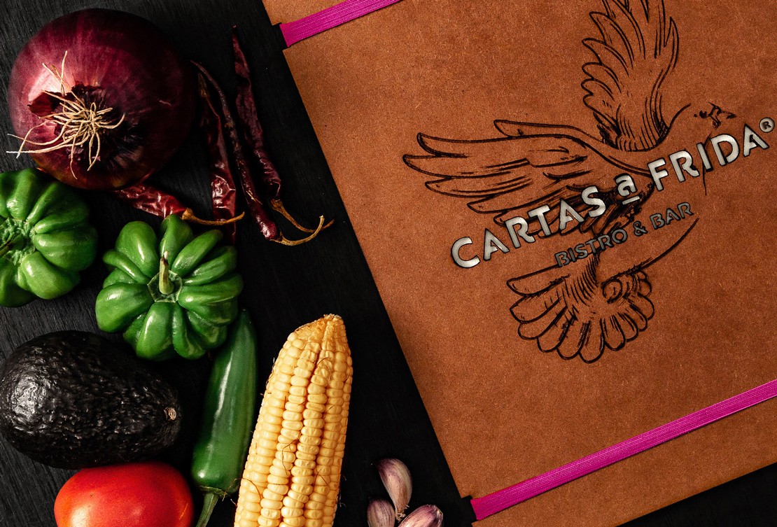 Branding Cartas a frida Diseño de menú