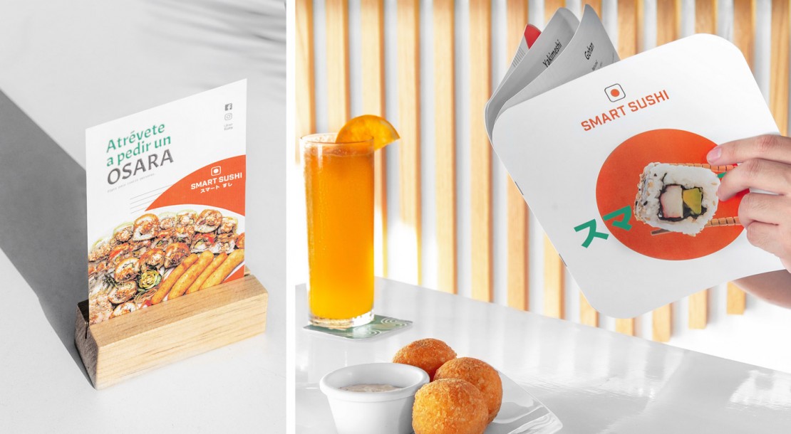 Branding Smart Sushi Diseño editorial