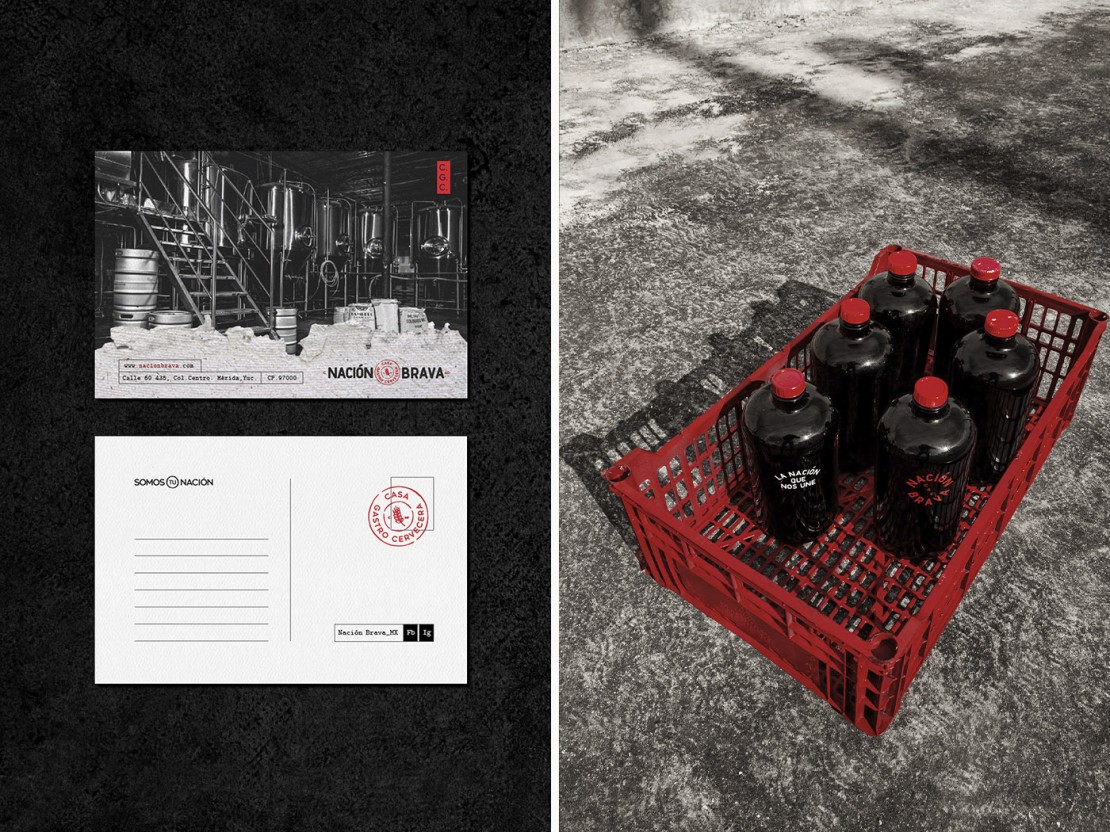 Branding Nación Brava Aplicaciones de marca