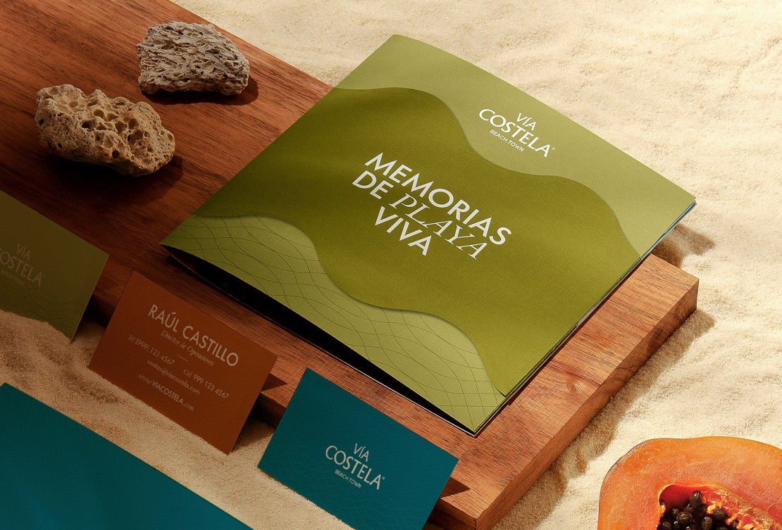 Branding Vía Costela Materiales Impresos