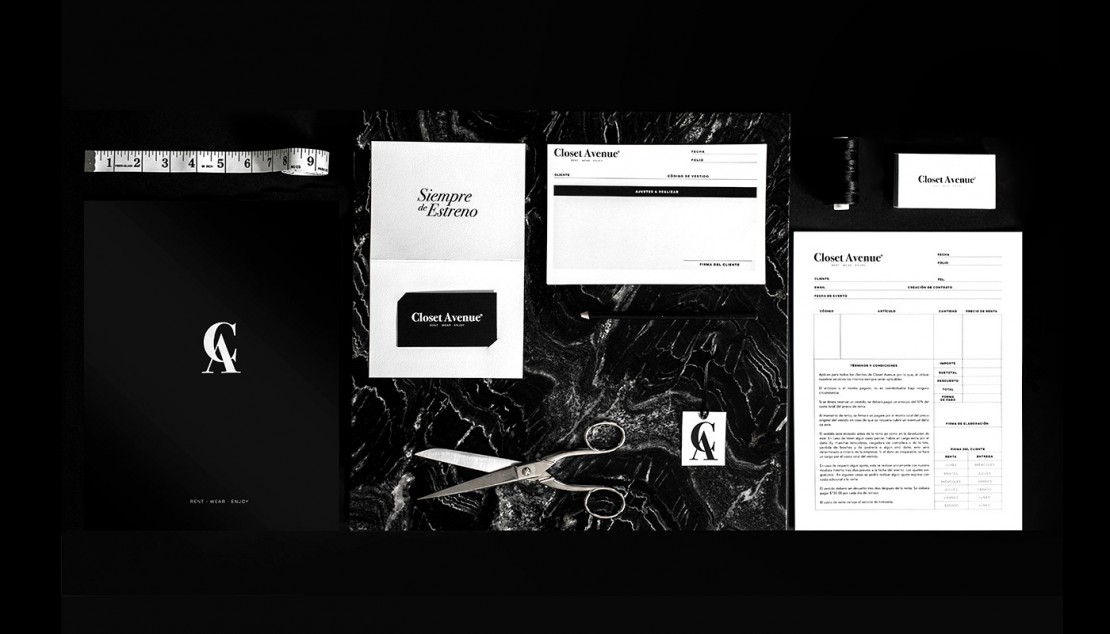 Branding Closet Avenue Sistema de identidad