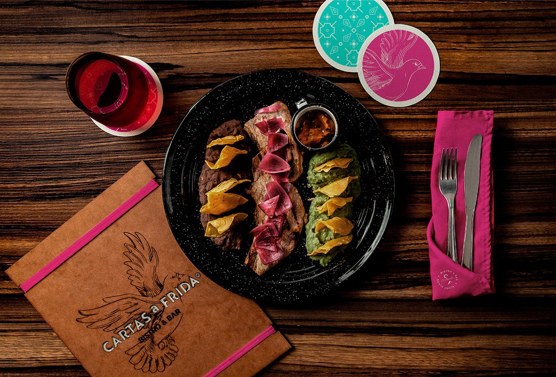 Branding Cartas a frida Diseño de set